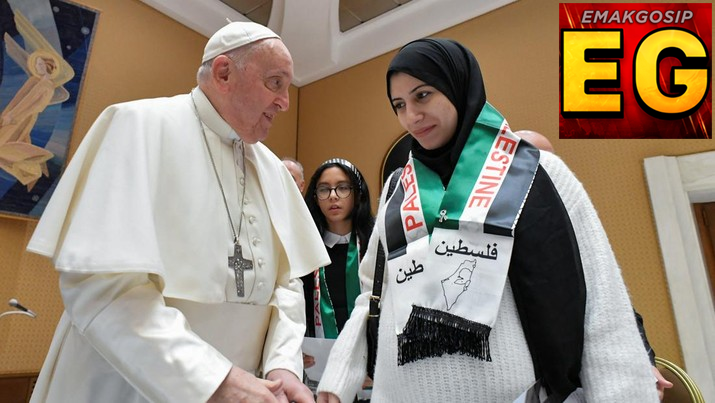 Misa Natal Paus Singgung Gaza dan Tempat Lahir Yesus